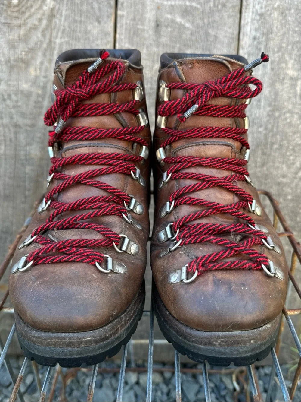 VTG DEXTER W998-2 Mountaineering Boots USA Made Leather Vibram Men’s 8M Heritage